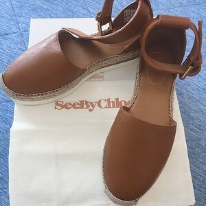 See By Chloé Tan Glyn Espadrilles